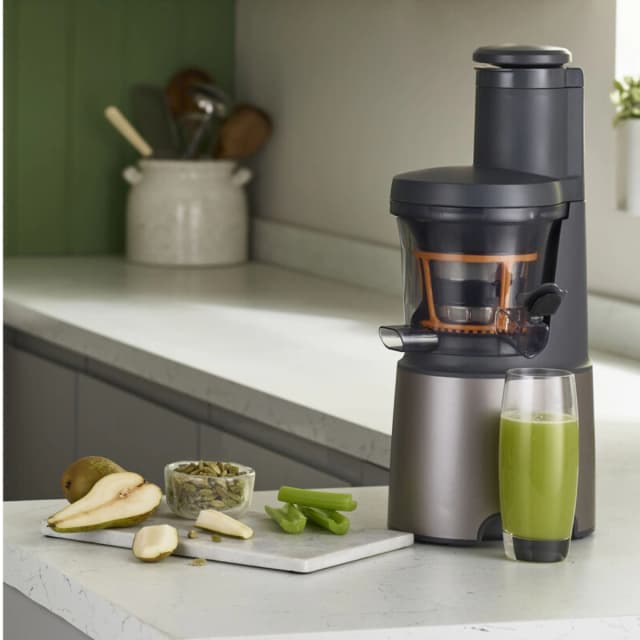 Detalle 1 de Kenwood - Licuadora PureJuice XL JMP85.000SI 🍹 Doble Alimentación