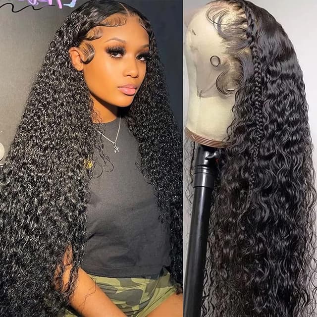 Thumbnail 6 de NUEAHWO Water Wave Lace Front Wig 13x6