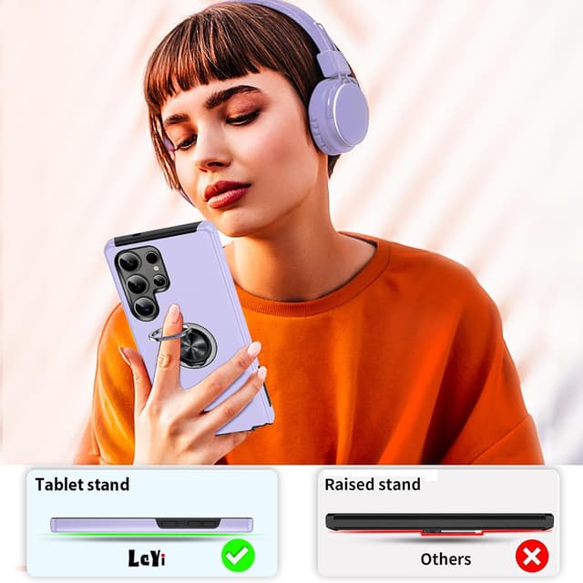 Detalle de Samsung S25 Ultra case with tempered glass