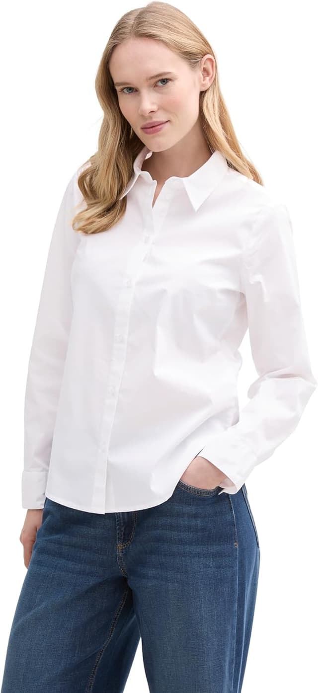 Detalle de Tom Tailor camicia da donna a maniche lunghe 1045243