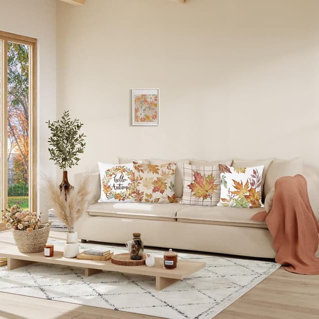 Thumbnail 2 de Hello Autumn Cushion Covers 45 x 45 cm