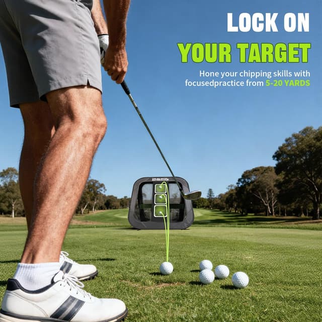 Thumbnail 6 de BAYINBULAK Golf Chipping Practice Net 31in