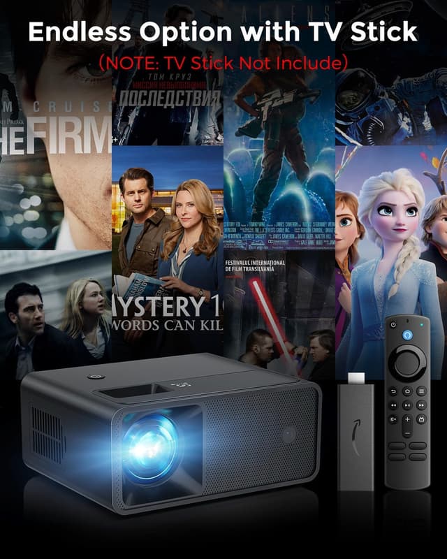 Thumbnail 2 de CiBest Mini Projector 1080P Portable Projector 📽