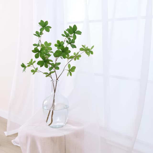 Detalle 2 de L.Z.E Vorhänge Weiß 2er Set 245 cm