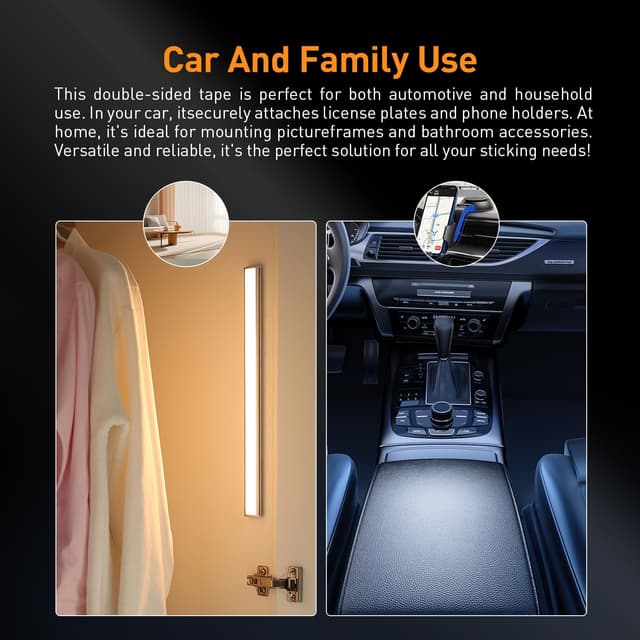 Detalle de 3M 5925 Doppelseitiges Montageband (13 mm x 5,5 m) – stark klebendes, wasserfestes Schaumstoffband