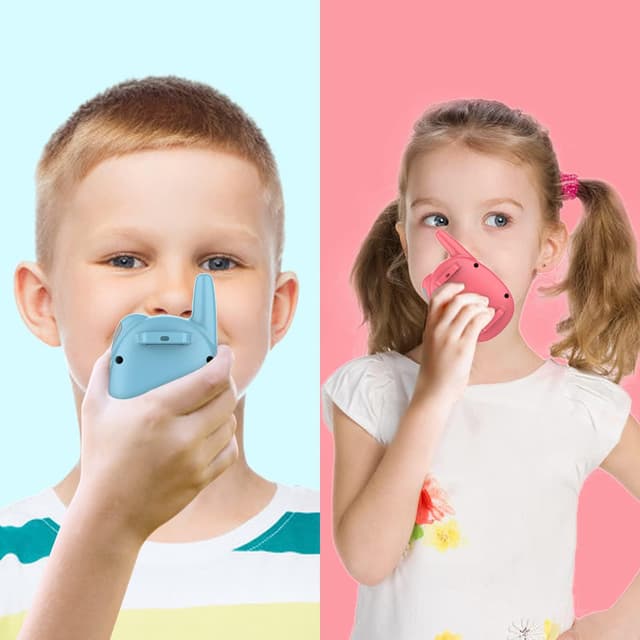 Detalle 2 de QNIGLO Walkie Talkies for Kids (Ages 3-12) — 3 Miles Long Range, 22 Channels, Rechargeable