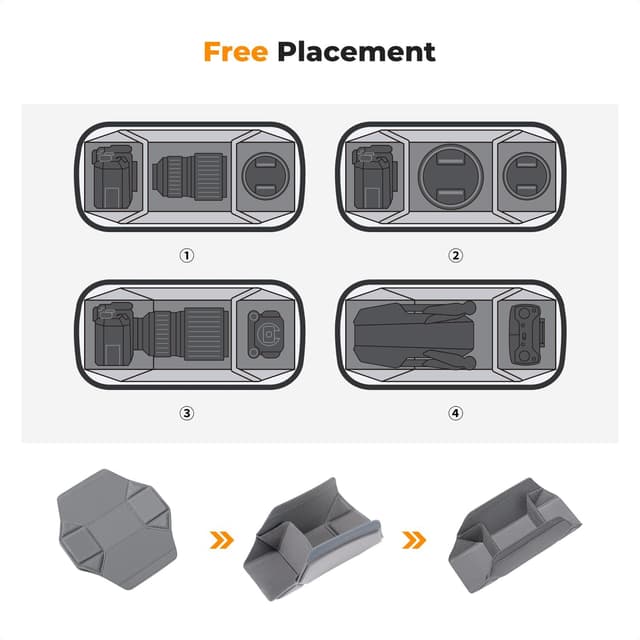Thumbnail 2 de K&F CONCEPT Kamerarucksack kompatibel mit DSLR