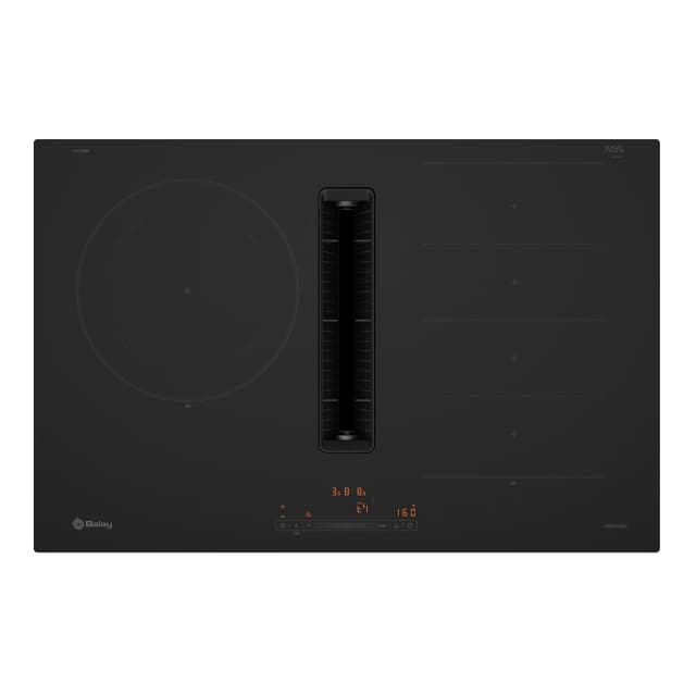 Detalle de Balay 3EBC989MH placa inducción 80 cm con extractor integrado 🍽