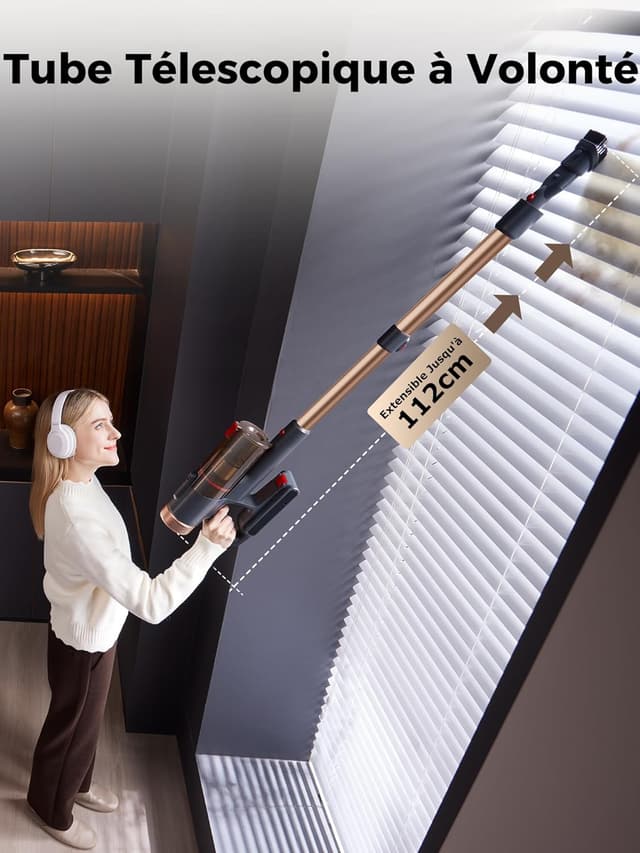 Detalle 2 de Proscenic P11 Ultra+ aspirateur balai 50 000 Pa