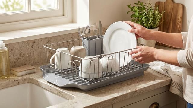 Thumbnail 4 de Farberware 3-Piece Dish Drying Rack Set