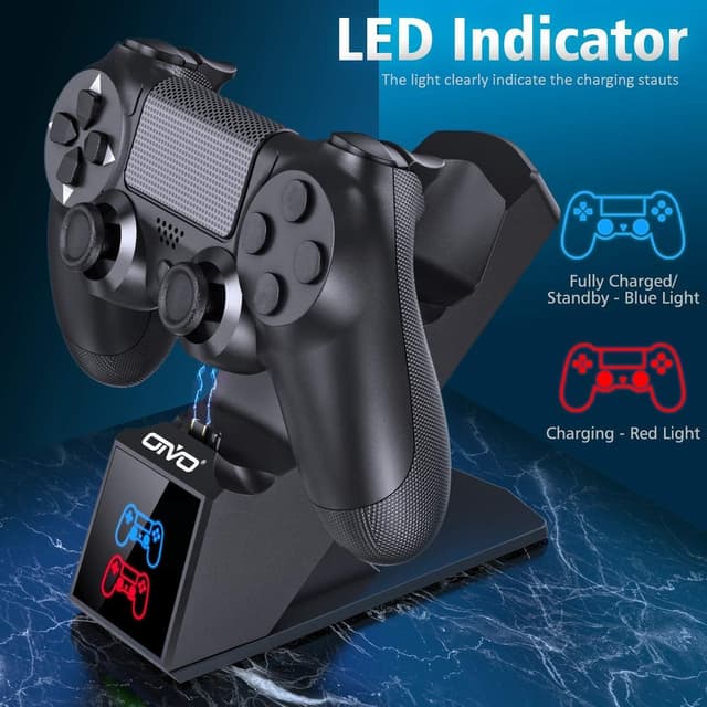Detalle 2 de OIVO PS4 Controller Charger 1.8H fast charging dock