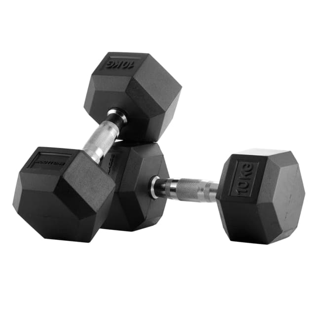 Imagen de Bodytone Set de 2 mancuernas hexagonales profesionales 10 kg en OfertitasTOP