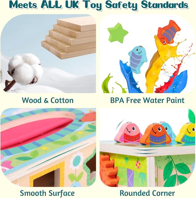 Detalle 1 de Montessori Motorikspielzeug 6 in 1