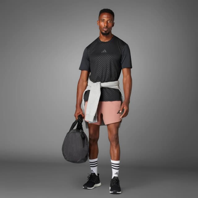 Detalle de adidas Camiseta PrimeLift 3 bandas (negro)