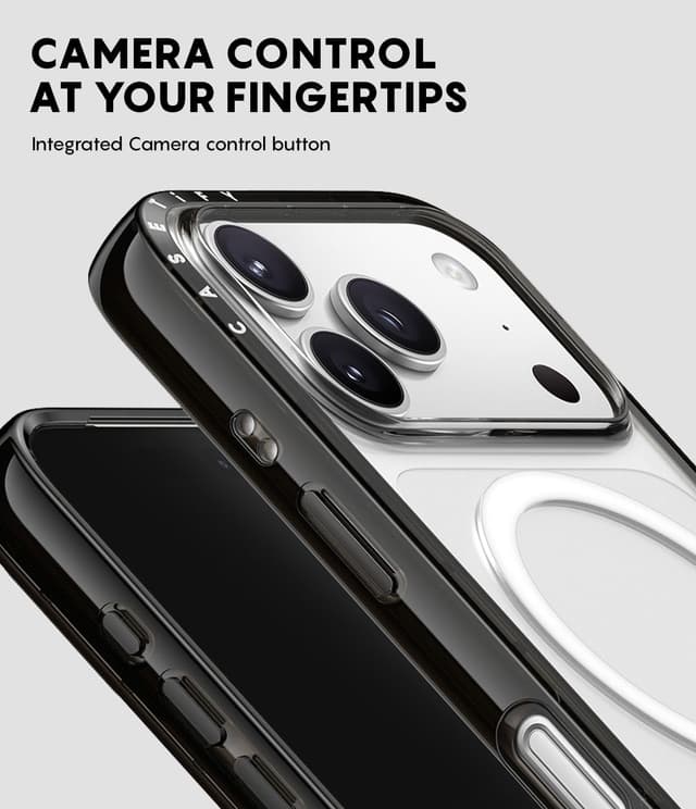 Thumbnail 6 de CASETiFY Compact iPhone 17 Pro Case (Zebra-Brown / Clear Black) with MagSafe compatibility