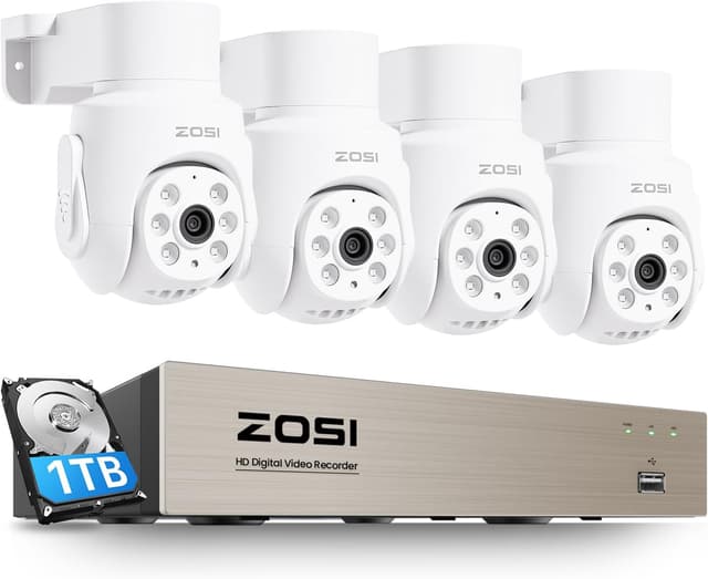 Imagen de ZOSI 8CH 5MP 1TB DVR Kit caméra 360° en OfertitasTOP