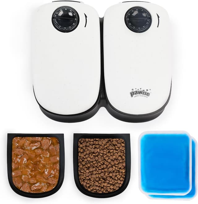 Detalle 2 de Pawise Automatic Cat & Dog Feeder 48‑hour timer