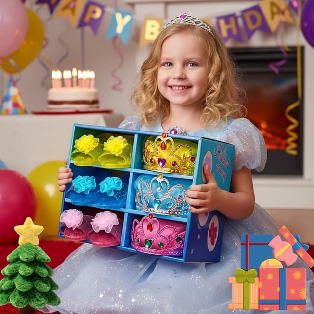 Thumbnail 5 de MELAND Princess Dress Up Shoes 3-set for 3โ6 yrs ๐