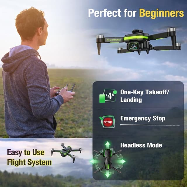 Thumbnail 2 de Drone con Telecamera 4K Mini 40min