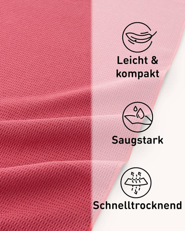 Detalle 2 de Fit-Flip Yoga Handtuch 185 x 63 cm rutschfest