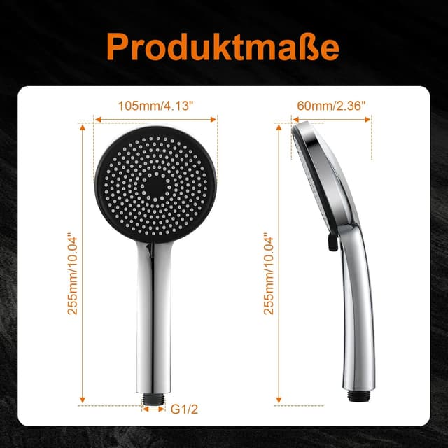 Detalle 2 de Handbrause GRIFEMA G807 mit 3 Strahlarten