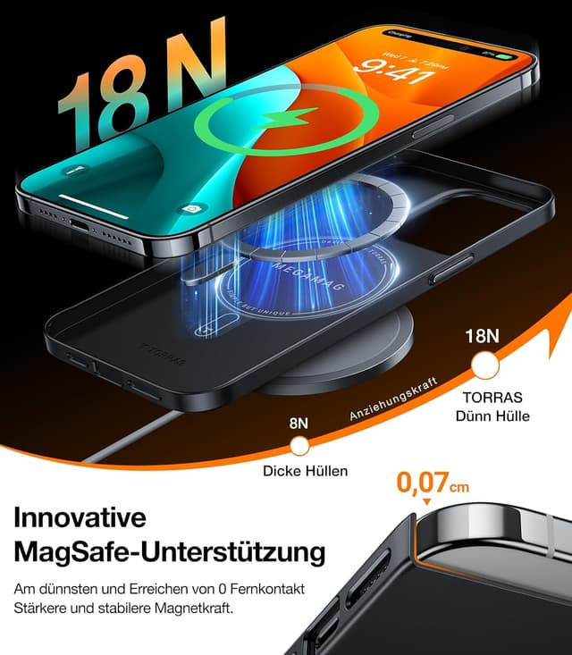 Detalle de TORRAS Dr. Ultra Dünn iPhone 15 Pro Hülle 0,07 cm