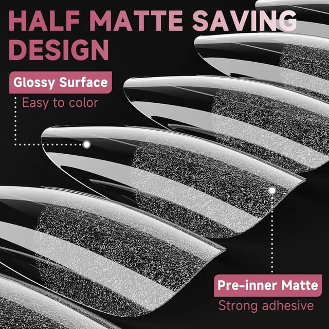 Thumbnail 5 de UNA GELLA Medium Almond Gel Nail Tips