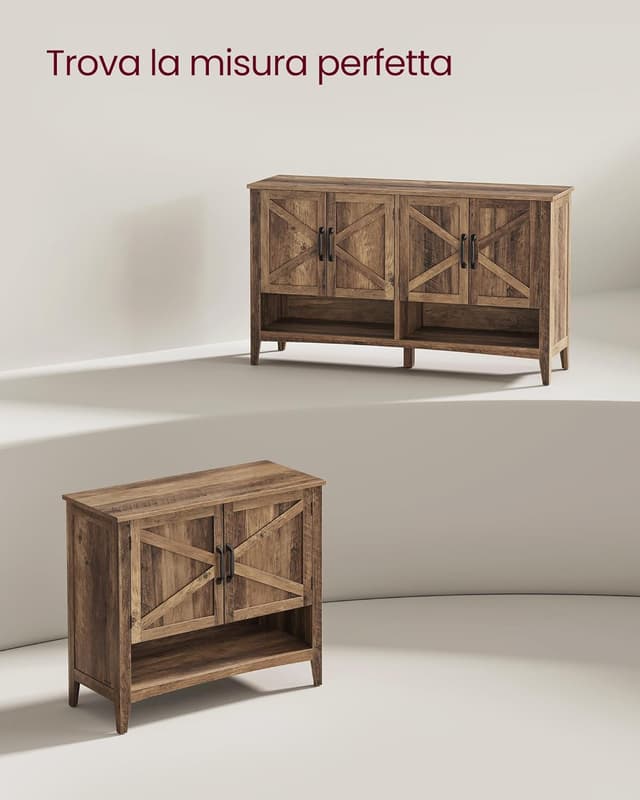 Detalle de VASAGLE Mobiletto Porta Scarpe a 3 livelli LBC038B01, scarpiera con ripiano regolabile e manici