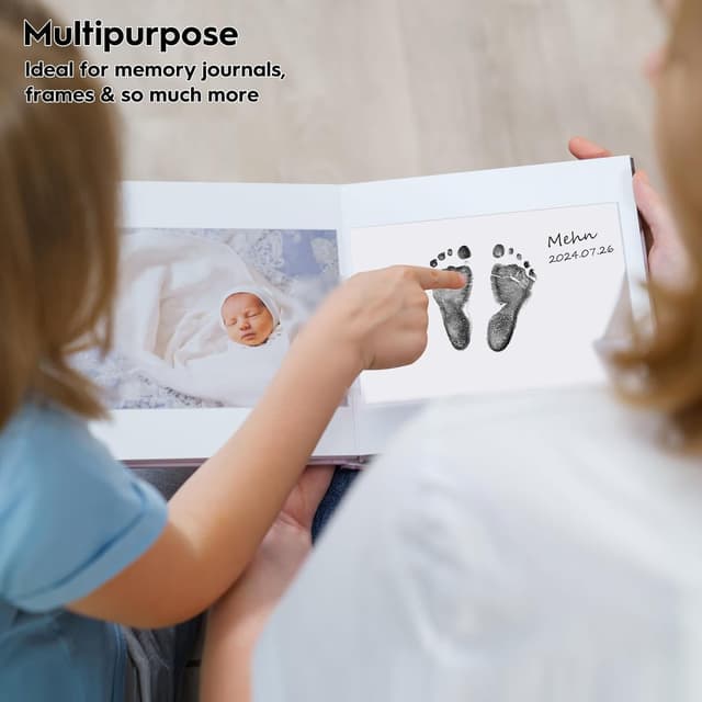 Thumbnail 5 de TATUNER Baby Hand and Footprint Kit inkless paw pads