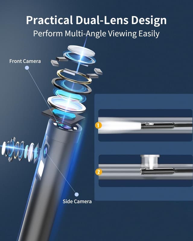 Detalle de Dual Lens Endoskopkamera 1080P HD