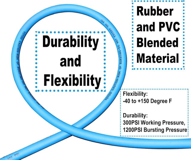 Detalle de YOTOO Hybrid Druckluftschlauch 10 m