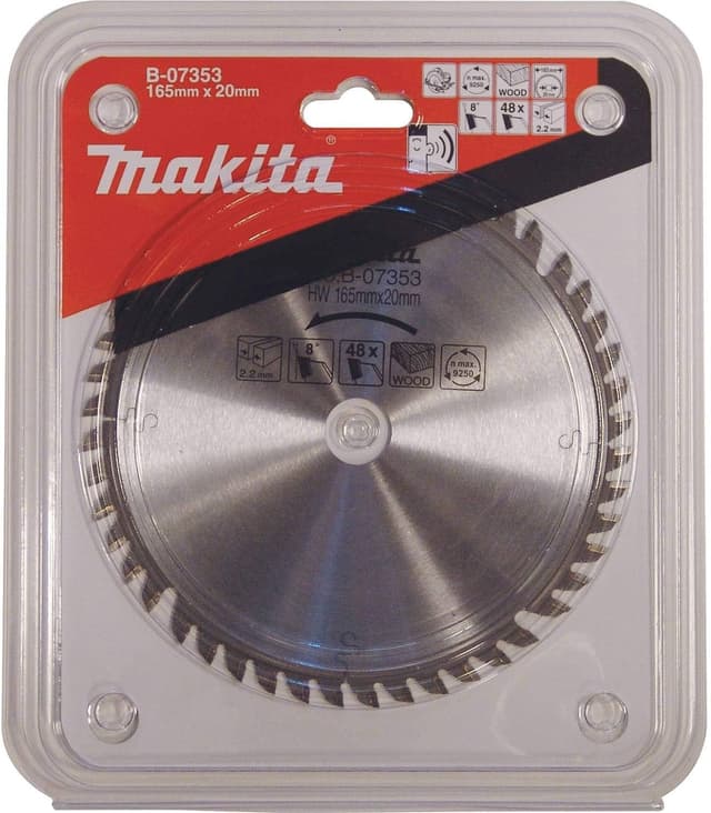 Detalle 2 de Makita B-07353 Hoja carburo 165 mm