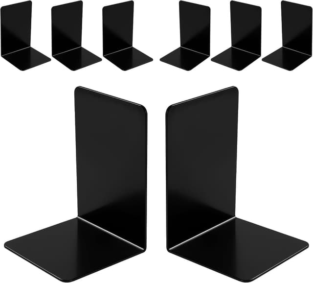 Detalle 2 de Set da 8 fermalibri trasparenti grandi in acrilico (12×11,8×17,2 cm) rinforzati