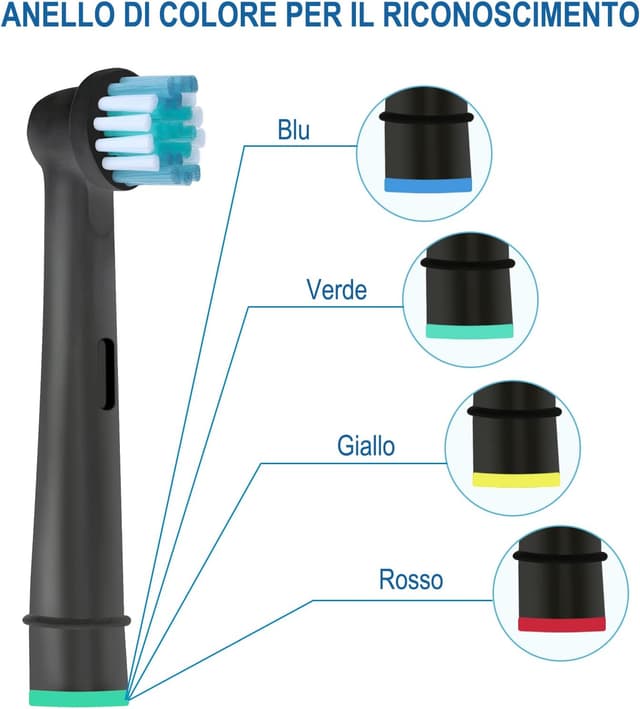 Thumbnail 4 de HSYTEK Testine compatibili Oral‑B per spazzolini elettrici