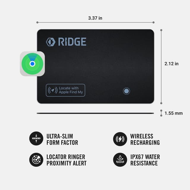 Detalle 2 de Ridge Wallet Tracker Card 300ft range