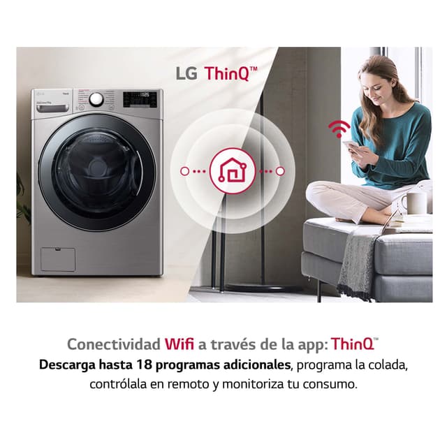 Thumbnail 6 de LG F1P1CY2T lavadora 17 kg 1.100 rpm eficiente