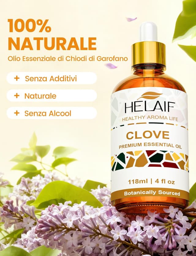 Detalle de Olio essenziale di Chiodi di Garofano 118 ml