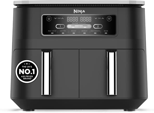 Detalle de Ninja AF300UK dual zone air fryer 7.6L
