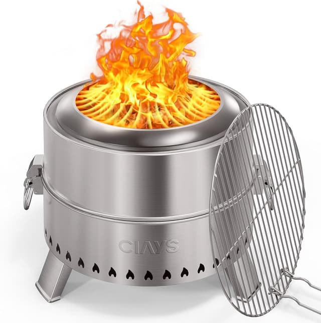 Imagen de Ciays 17-Inch Smokeless Firepit 🪔 en OfertitasTOP