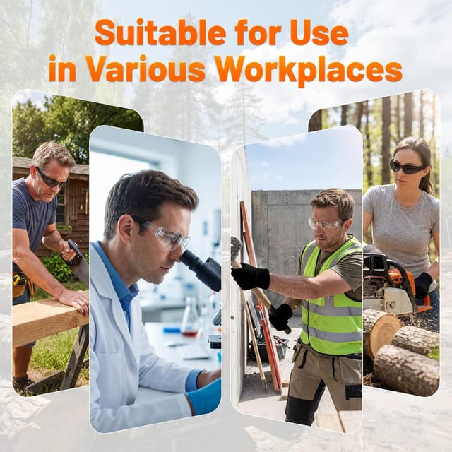 Thumbnail 6 de AOOFFIV Clear Safety Glasses 50-pack 🥽