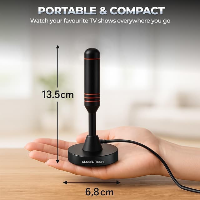 Thumbnail 5 de Global Tech Indoor TV Aerial High Gain for All TVs