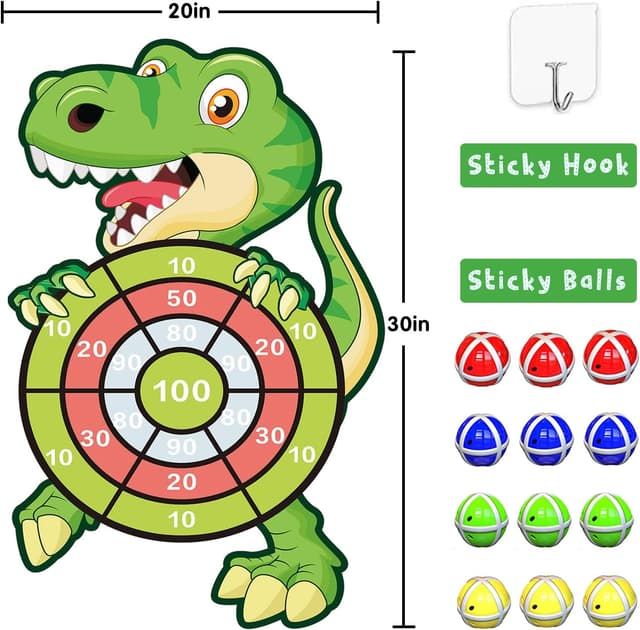 Thumbnail 1 de Dinosaur Dart Board 30" for Kids