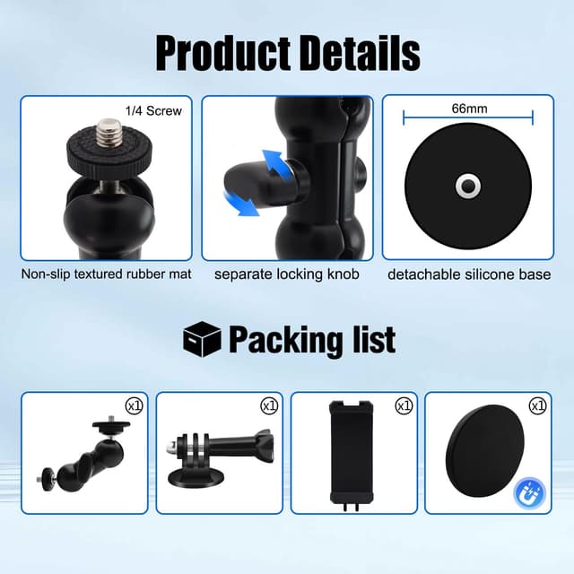 Thumbnail 6 de HAFOKO Magnetic Mount for DJI Osmo Pocket 3