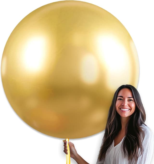 Imagen de PartyWoo Metallic Gold Balloons 36 Inch en OfertitasTOP
