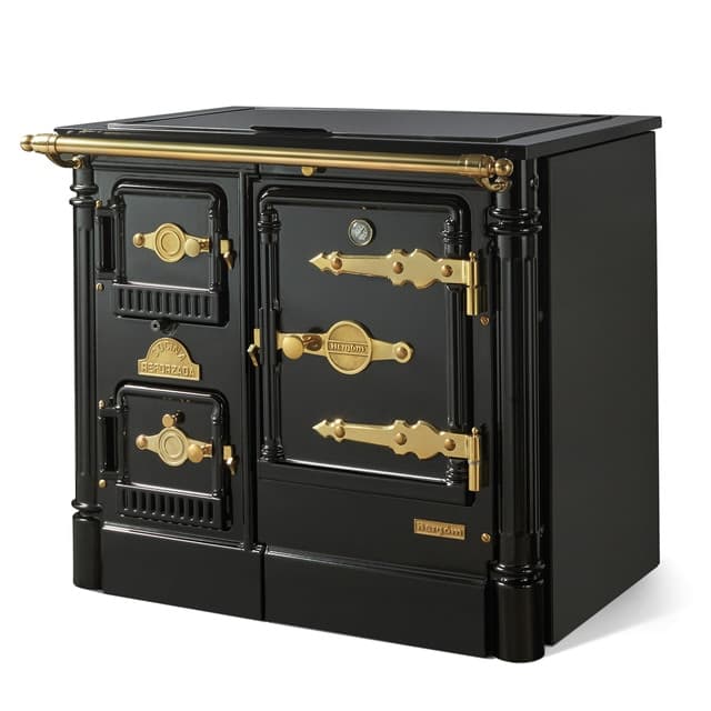 Detalle de Hergom L07/90 cocina de leña 8 kW