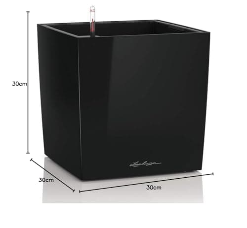 Thumbnail 10 de LECHUZA Cube Premium 30 - Maceta Negra Brillante