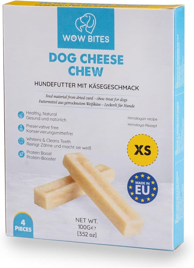 Thumbnail 6 de WOW BITES osso per cani premium al formaggio Extra Piccolo (XS) – masticativi di lunga durata, set da 4