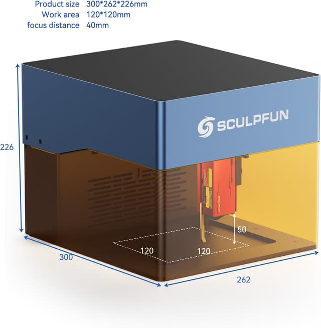 Thumbnail 6 de SCULPFUN iCube BT 10W incisore laser