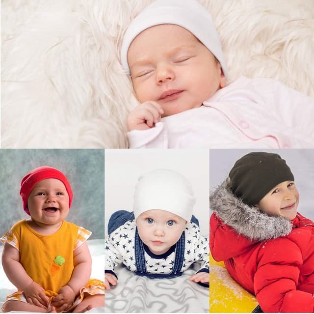 Thumbnail 6 de DRESHOW 8er Pack Baby Mützen Unisex