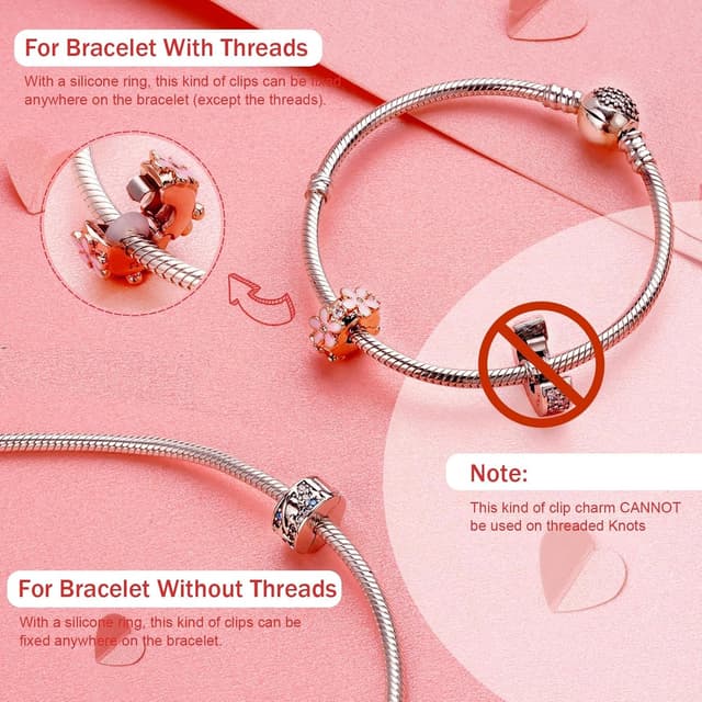 Thumbnail 4 de Rimgoris 925 Sterling Silber Charm LIEBE ❤